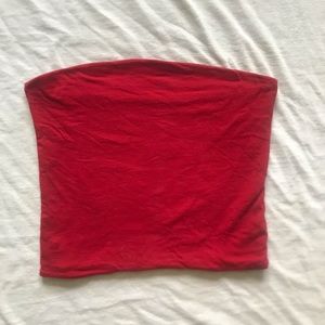 Cropped tube top